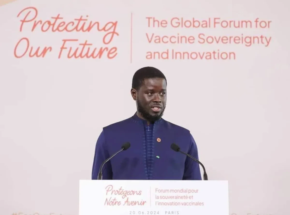 Forum pour la souveraineté et l’innovation vaccinale de Paris : le président Diomaye Faye porte le plaidoyer de l’Afrique